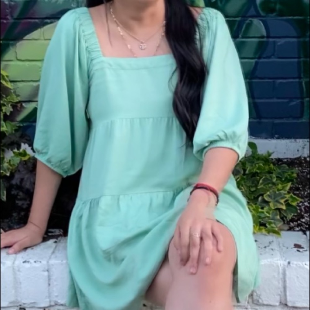 Light green and short